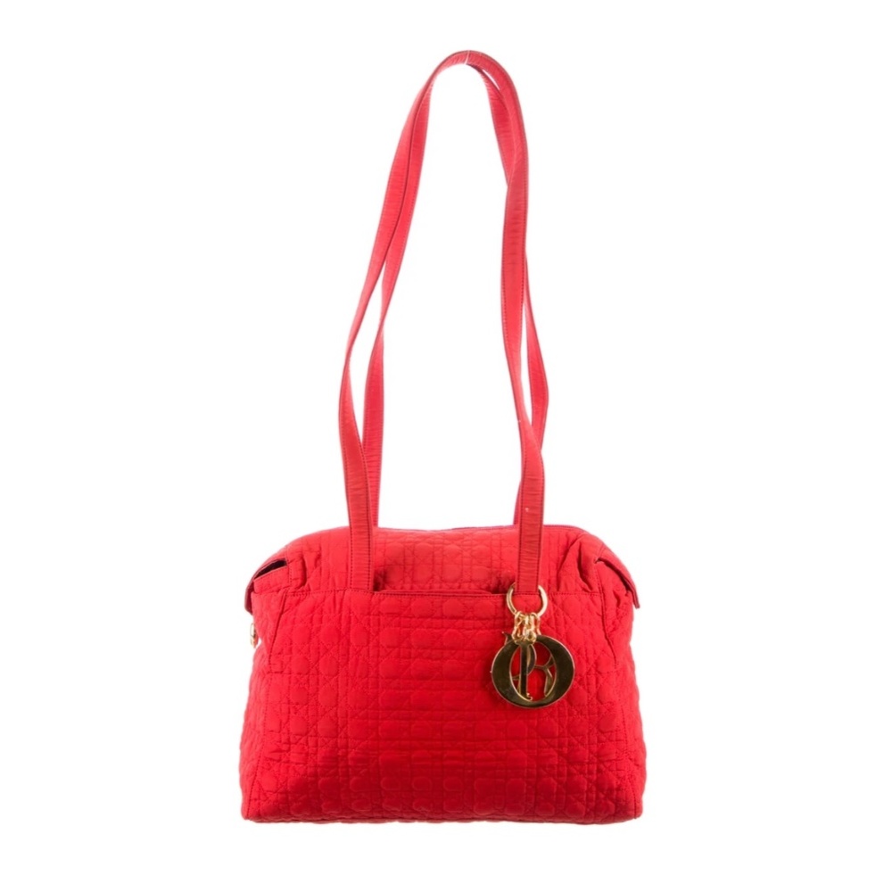 CHRISTIAN DIOR RED SHOULDER BAG